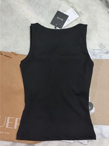 Seamless Black Tank Top