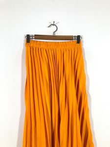 Golden Yellow Pleated Skirt (Women’s)
