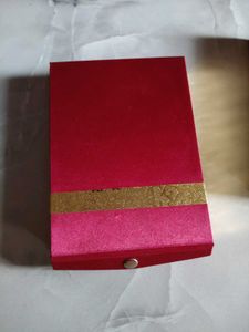 2 Elegant Red Jewellery Boxes