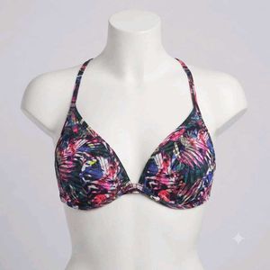 Tropical 🥰Print Padded Bikini Top
