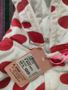 Cute Red Polka Dot Baby Jacket