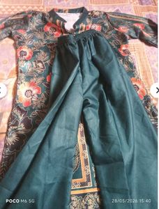 Elegant Teal Floral cordset