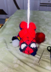 Handmade Spiderman Amigurumi Charm