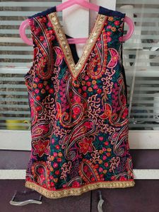 Embroidered Paisley Blouse