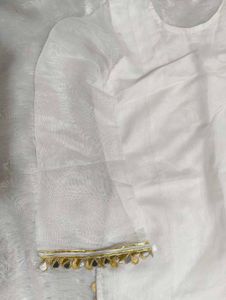 short kurti with umbrella palazzo