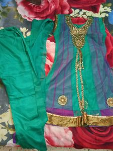 Beautiful Naira Cut Suit With Pant And Dhupatta