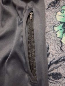 Freedom Black Stretch Track Pants | 2 Zip Pockets