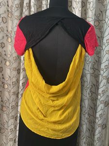 Vibrant Red Embroidered Top