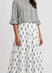 White & Black Dress Set XL