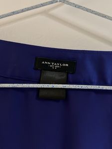 Royal Blue V-Neck Top