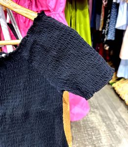 Off Shoulder Crop Top