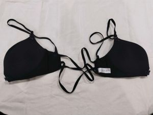 Classic seamless Black padded bra