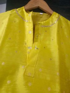 New unused Kids ethnic yellow partywear Kurta