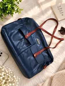 Stylish &amp; Spacious Blue Tote Bag