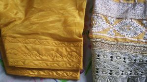Elegant Yellow Embroidered Kurta Set🥰