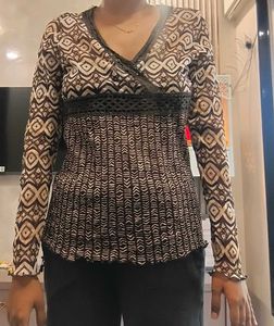 Y2K Sheer Long Sleeve Top