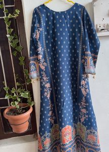 Beautiful Blue Ethnic Kurta set with duppata