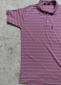 Men's Striped Polo T-Shirt