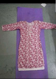 Elegant Floral Print Kurta