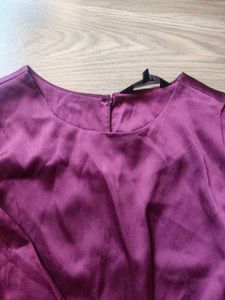 satin cute top women