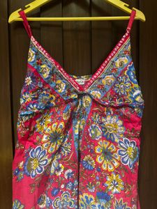 Bohemian Floral Print Dress