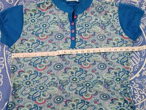 🇳🇿💫🎀Comfortable Blue Paisley Night tees