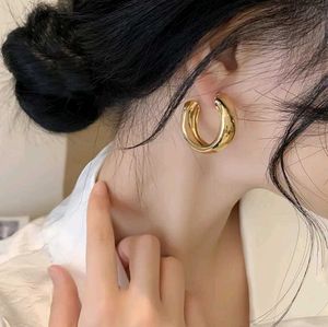 Chunky Gold Hoop Earrings