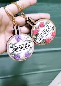 Hand Embroidered Keychain 🗝️
