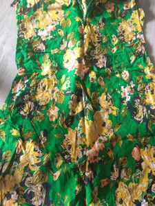 Vibrant Floral Print Kurta
