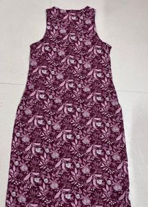 Floral Print Sleeveless Dress