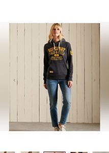 SUPERDRYT&amp;F Typographic Print Hoodie