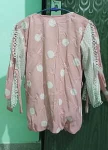 Pretty Pink Embroidered Top