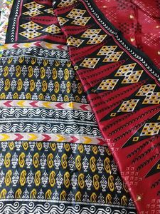 Pure Silk Red Ethnic Saree