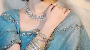 mirror work saree unstitched blou