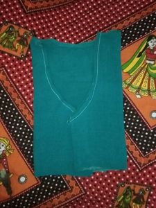 Co-ord Set Blouse Top Bluish Green