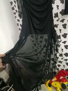 Chic Black Ruched Long Sleeve Dress