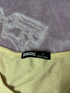 Bonkers Yellow Cropped T-Shirt