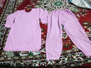 Pink Kurta with Palazzo Set