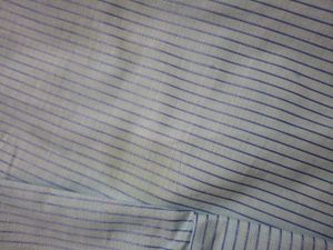 Striped Blue Shirt &amp; White