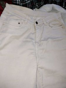 Women's Beige Casual Pants