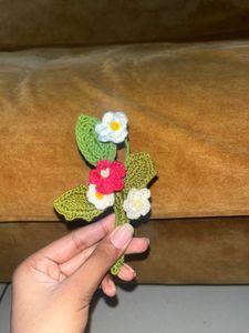 Handmade Crochet Flower Brooch