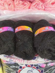 Black Yarn Balls