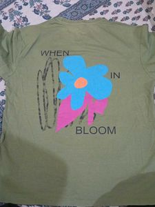Light Green Graphic T-Shirt