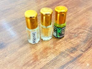 3 premium perfume oils (attar)