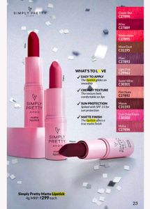 Beautiful SimplyPretty Lipstick - Berry Ruby