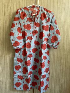 Floral Print Cotton Kurta