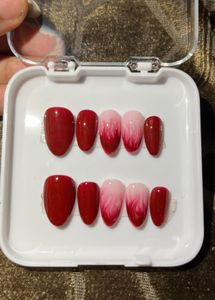 Red Ombre Press-On Nails