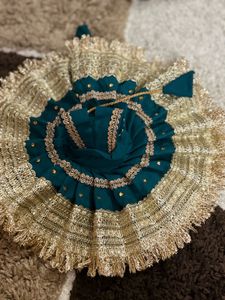 Elegant Teal Laddu gopal  dress 1 Set