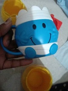 Cute Yellow Mr. Happy Toy Cup