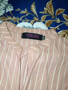 Striped Button-Up Kurta